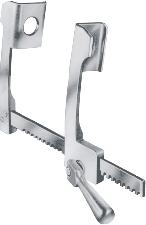 Finochietto-Infant Rib Spreader For Babies, Aluminium 3 80 70 60 CV-071-01 Blade Size, Spread 15 x 15 mm, 75 mm 2 50