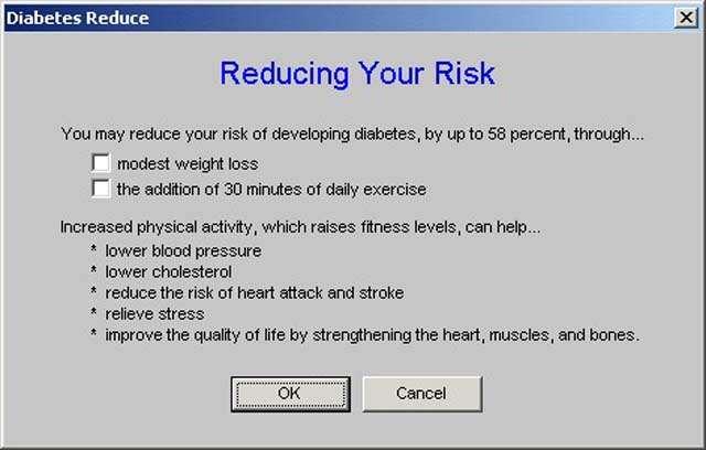 7. Reducing Your Risk is the seventh hyperlink. It identifies seven lifestyle and therapeutic measures which a person can undertake to decrease the risk for developing diabetes.