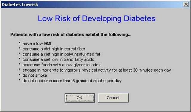 Concluding the Diabetes Prevention Template The final step to completing the use of the Preventing Diabetes template is the creation of a note by single clicking the Document button. 1.