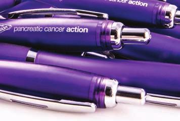 Pancreatic cancer action pen Black ballpoint pen. 1.