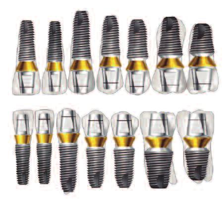 SuperLine & Implantium Surgical / Prosthesis Manual 15 Types of Abutment One-Piece Two-Pieces Hex Non-hex Hex Non-hex Combi Abutment Dual Abutment Dual Milling Abutment (15 ) (30 ) (15 ) (25 ) Hex