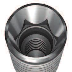 One abutment screw fits all abutments and fixtures.