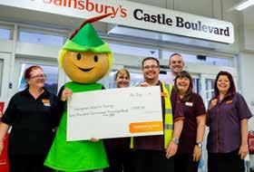 How you can help Local Sainsbury s stores raise thousands! Four local Sainsbury s stores have raised more than 30,000 for Nottingham Hospitals Charity after a year of fundraising.