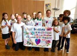 Fundraising hall of fame Well done to Ben Webb and his team of supporters, including his six-year-old daughter Evie, who completed the
