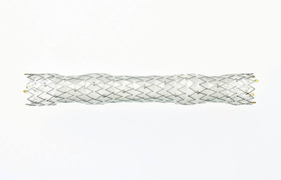 1-Fr pull-back stent delivery system with a grasping handle connected to a water container was used (Fig. 2).