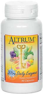 problems.* How To Use Ultra Daily Enzymes ALTRUM Ultra Daily Enzymes contain proven, powerful digestive enzymes.