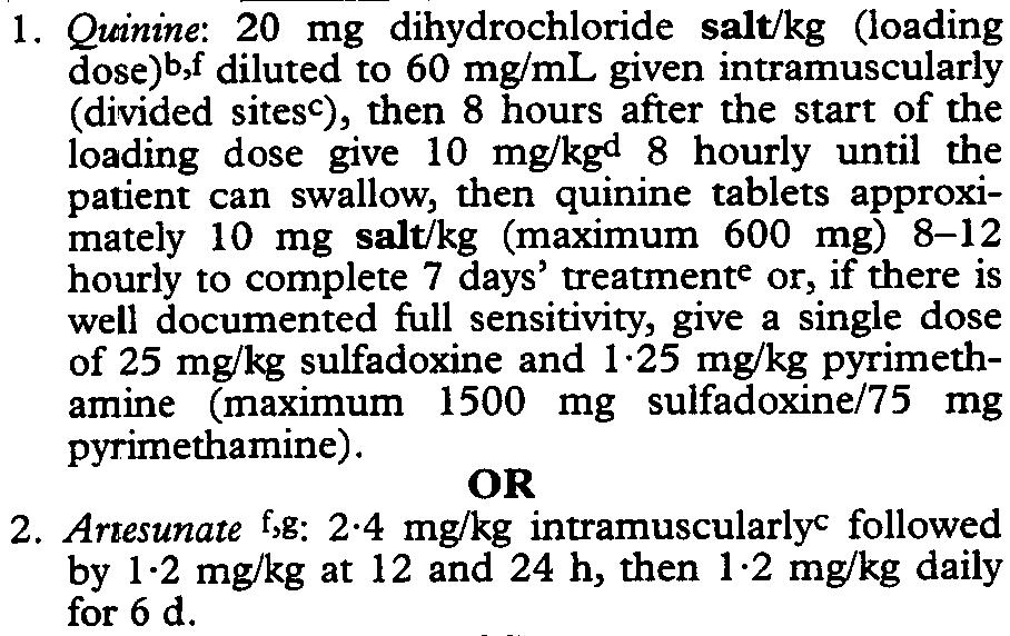 ranged from 560 to 2500 ng/ml (WHITE et al., 1988b). WHITE et al. (1987b) predicted that chloroquine in a dose of 2.