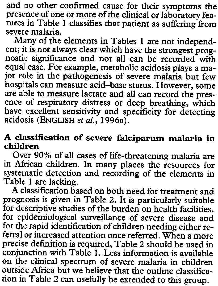 clinical deterioration (a) Children with a haemoglobin level <5 g/dl or a haematocrit <15% (b) Children with 2 or more convulsions within a 24 h period Group 3 but who show none of the features of