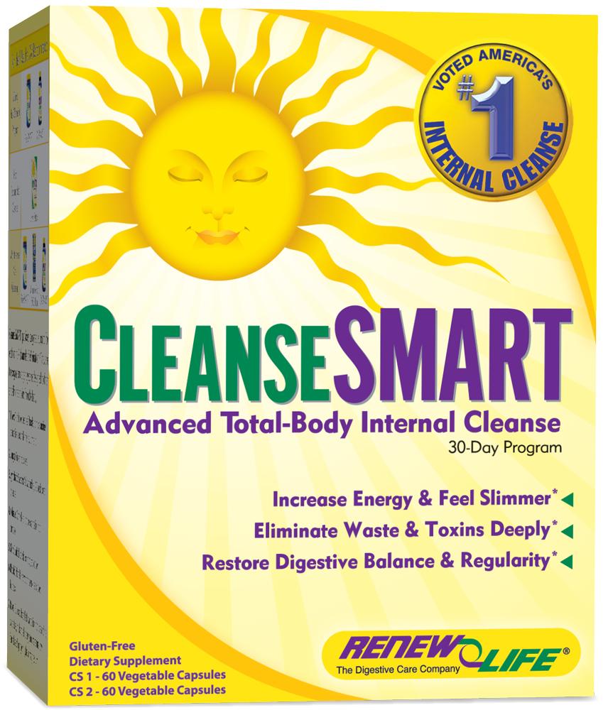 ReNew Life CleanseSMART Advanced Total- Body Internal Cleanse Americas Number #1 Cleanse combines 23 natural ingredients to support the body s natural