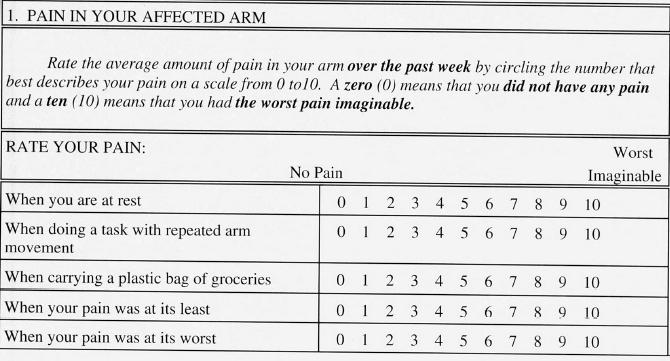 How to Score the PRTEE *To minimize nonresponse, check forms once patients complete them.