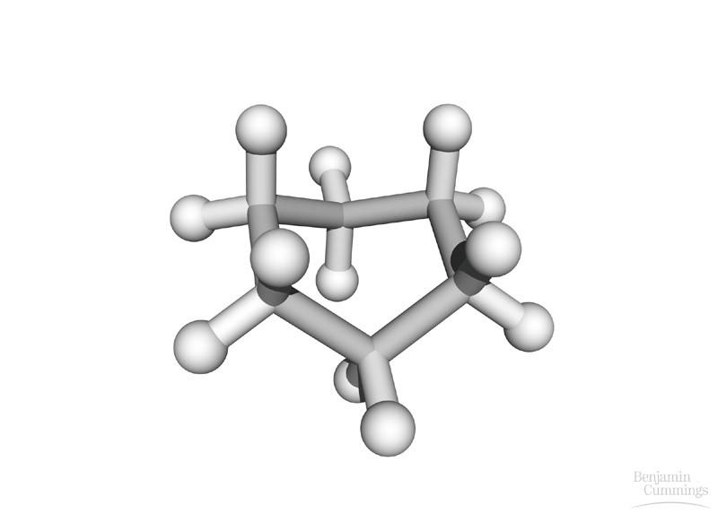 Cyclohexane, ball and