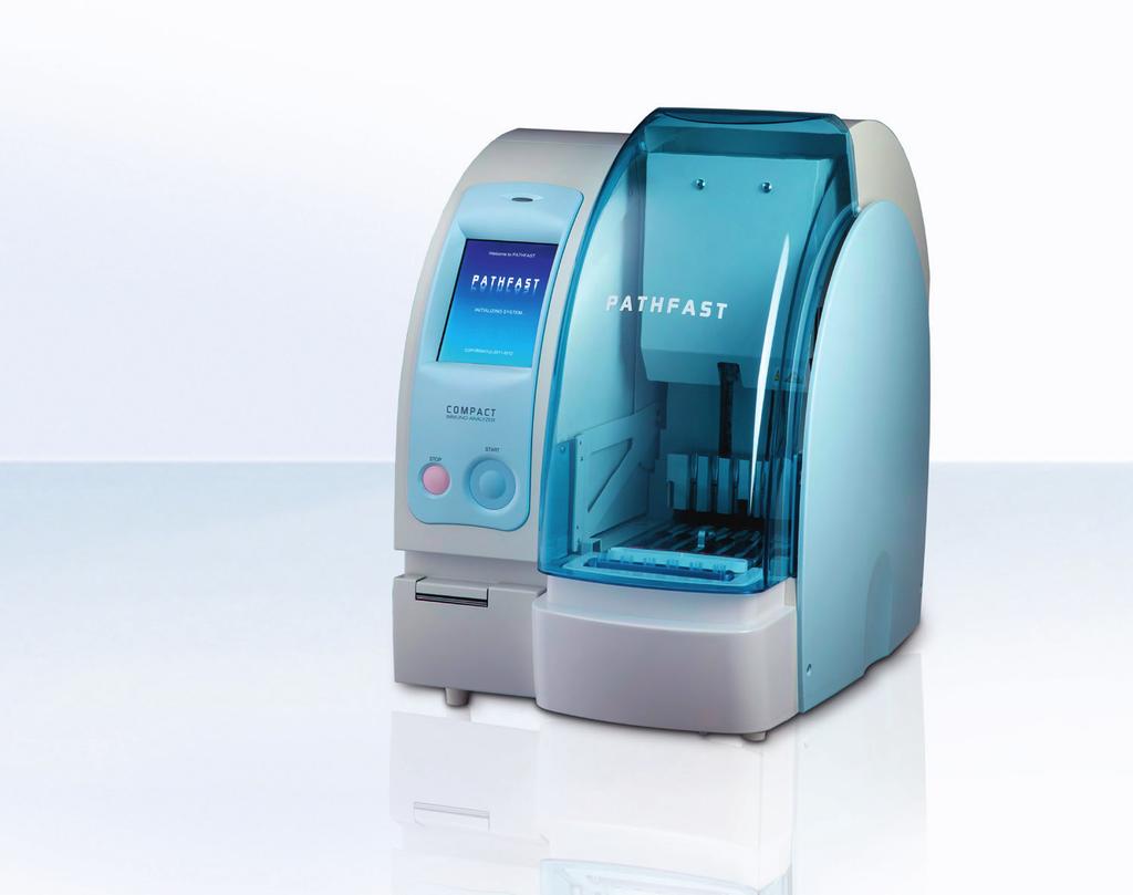 PATHFAST A compact immunoanalyser The PATHFAST system combines the accuracy of a fullscale lab analyser with the