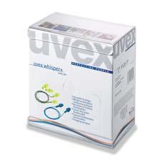 Disposable hearing protection plugs uvex x-fit Dispenser one 2 click Easy-to-use, robust wall-mounted dispenser.
