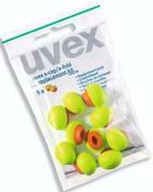 9 uvex x-fold Innovative and unique, soft, ovalshaped foam earplugs guarantee a comfortable fit.