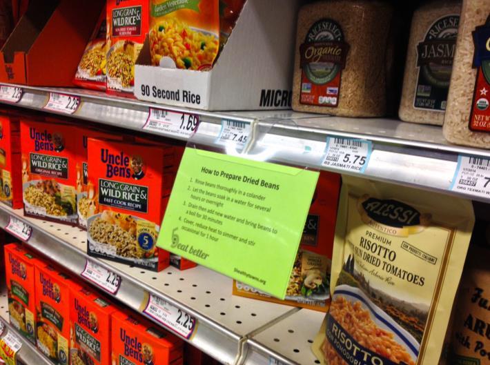 Healthy Grocery Initiative So far in 2014 Shelf talkers