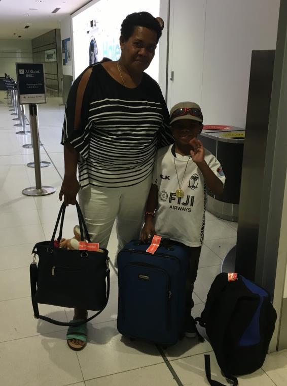 AN UPDATE ON OUR FIJIAN VISITORS Update on Noa & Emele to date! Stage 1 - first visit complete: Wow, 2 days off 3 months has Noa & Emele been here in Canberra for Stage 1 of a 2 to 3 stage operation.