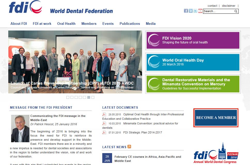 2- FDI Vision 2020 & Optimal Oral Health