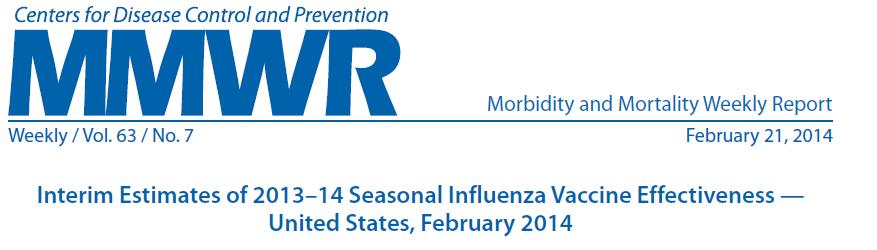 Mortality benefits of influenza vaccination in