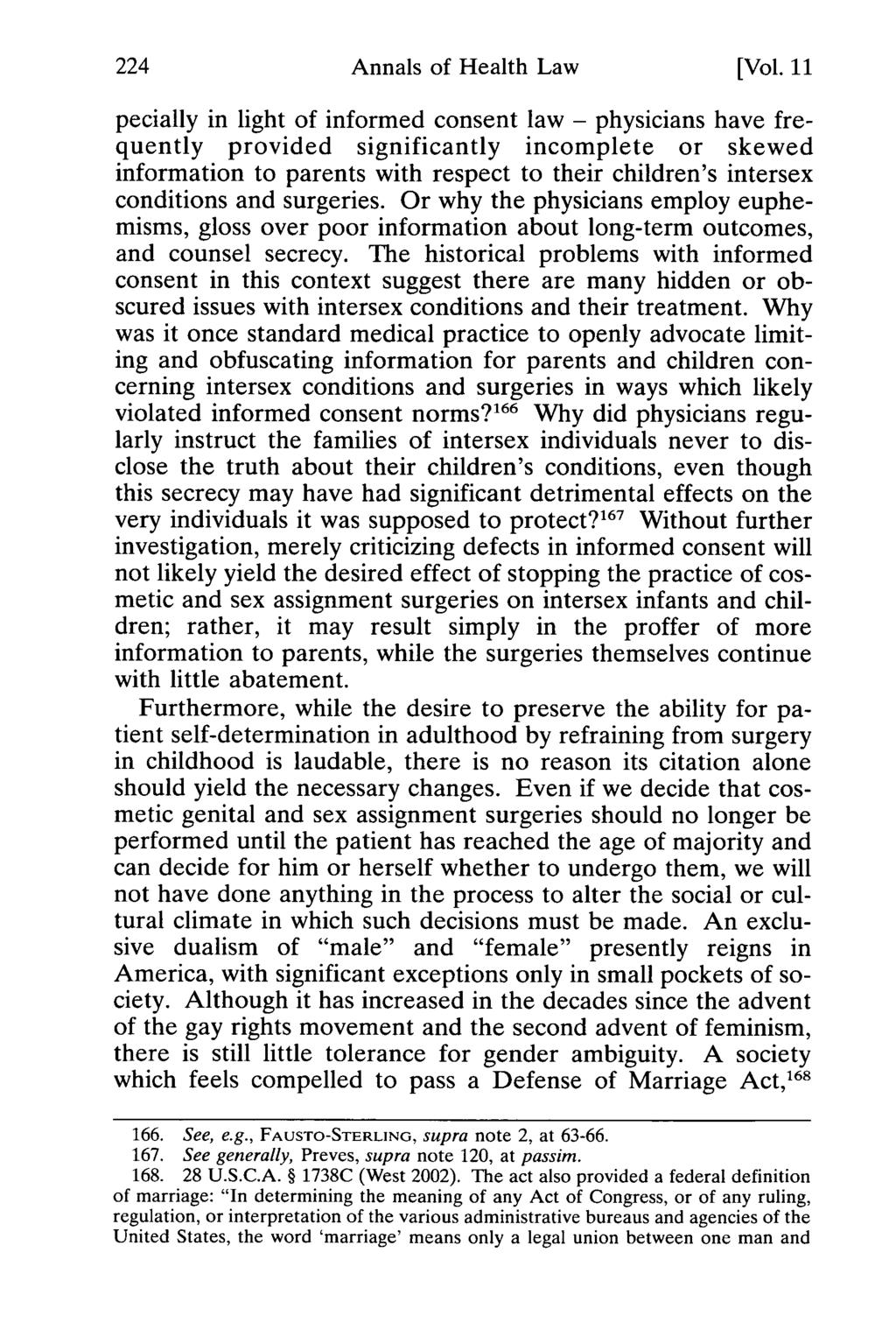 Annals of Health Law, Vol. 11 [2002], Iss. 1, Art. 11 Annals of Health Law [Vol.