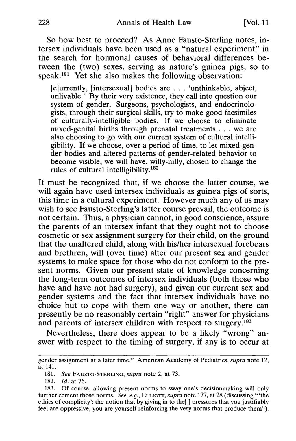 Annals of Health Law, Vol. 11 [2002], Iss. 1, Art. 11 Annals of Health Law [Vol. 11 So how best to proceed?