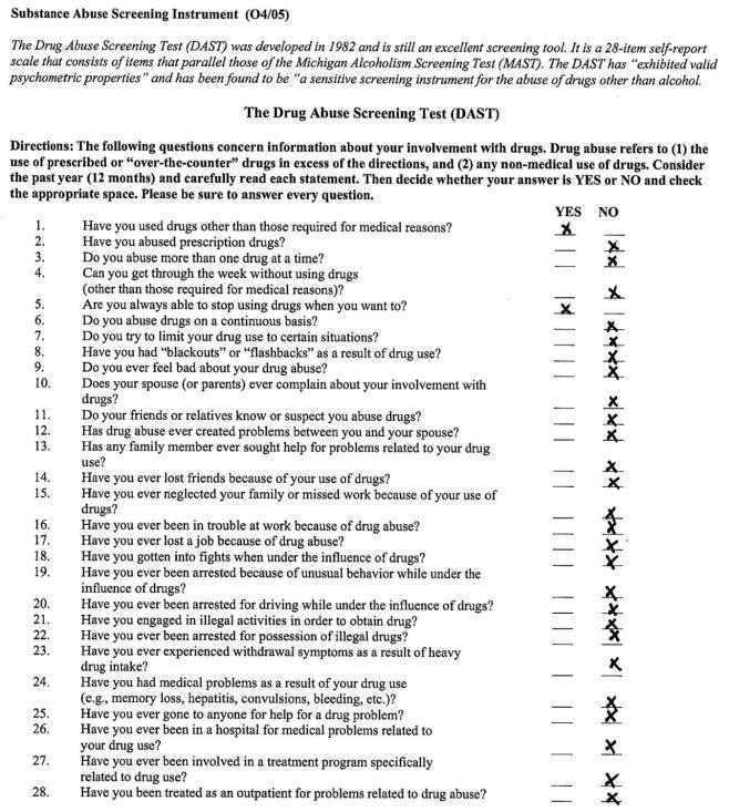 Addiction Severity Index-Non-Practical for primary care PHQ-9 for Depression Zung Anxiety Rating Scale Mood Questionnaire For Bipolar Disorder Jasper Goldberg Adult Add Questionnaire Psychiatric