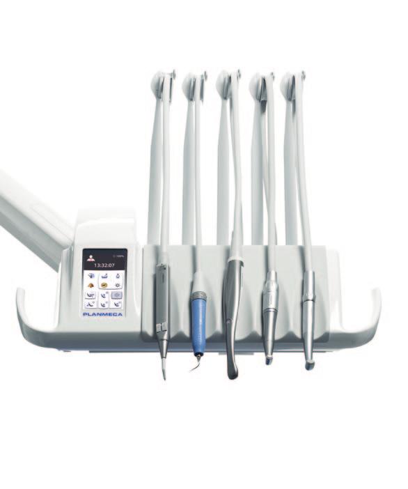 Dentists and hygienists can easily configure their personal instrument settings and treatment positions using