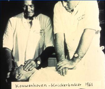 CPR Mile Stones 1958 -William Kouwenhoven, cardiac massage.