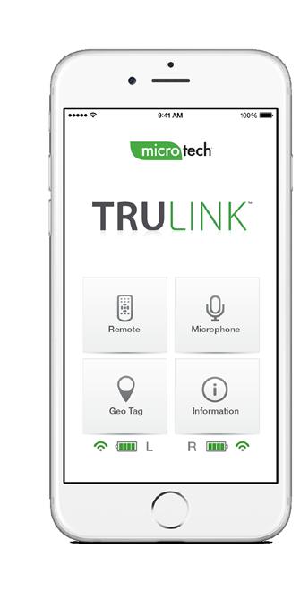CONNECT TO THE THINGS YOU CARE ABOUT MOST Kinnect intuitively connects to the iphone, ipad and ipod touch via Bluetooth technology and MicroTech s easyto-use TruLink app.