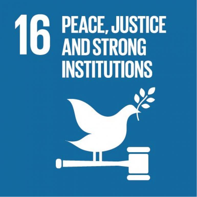 UNICRI and the SDGs Goal 16: Promote peaceful and inclusive societies for sustainable development
