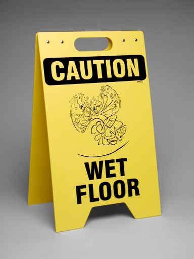 Slips/Trips/Falls The walking surface of dental locations can be slippery, causing an injury Take the appropriate