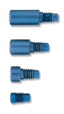 Locking Options End Cap Insertion Solid and Proximal Humeral Nails The Titanium Solid Humeral Nail Set contains two types of End Caps: Titanium End Caps for the Solid Humeral Nail (blue) and Titanium