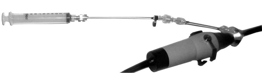 8666 and 8666-RF Biopsy Facilities Do not move the transducer or its tip whilst a biopsy needle is inserted beyond the mechanical stop. 10.