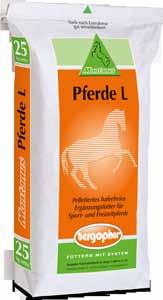 Feeding recommendation: up to 6 kg / day Furthermore, Montanus Pferde L provides important minerals and micronutrients and thus supports a stable bone structure and