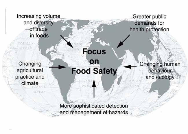 Box 1.2. Changing global factors that affect national food safety systems Increasing volume of international trade. Expanding international and regional bodies and resulting legal obligations.