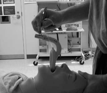 further intubation attempts with an unprotected airway, which is considered not appropriate in a patient with a full stomach because of a higher risk for aspiration.
