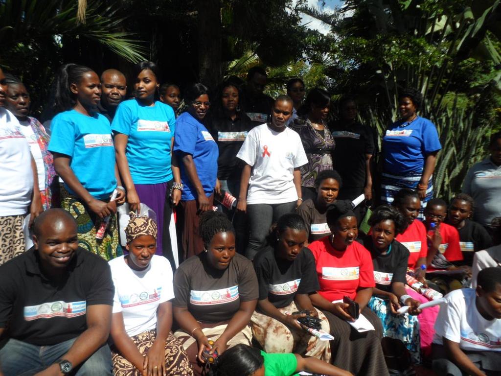 6. Participants The total number of 35 women participated, in 2nd December 2012 HIV/AIDS Highest risk groups forum in Kahama district; 2 female employees from SANDVIK Company, 1 female employee from