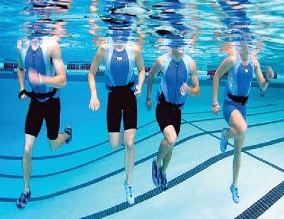 2) Aqua Jogging Overview Aquatic jogging provides you with a way to walk or jog while avoiding the impact incurred from walking or jogging on land.