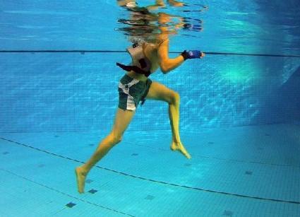 Aquatic jogging is especially beneficial for those who have joint pain, who are recovering from an injury Water activities are particularly well suited for people who have painful joints or