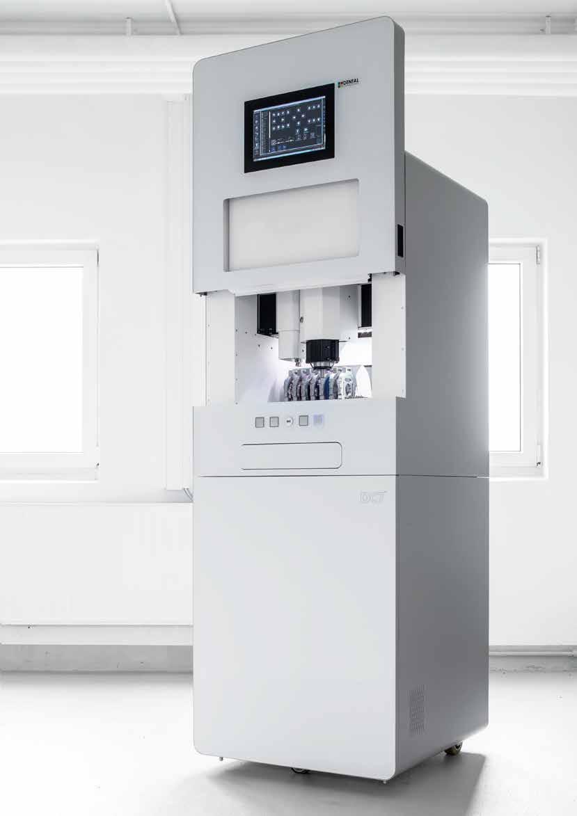STRONG - PRODUCTIVE - MODERN The DC7 is a CAD/CAM machining centre for dental laboratories with industrial aspirations and desiring more efficient production.