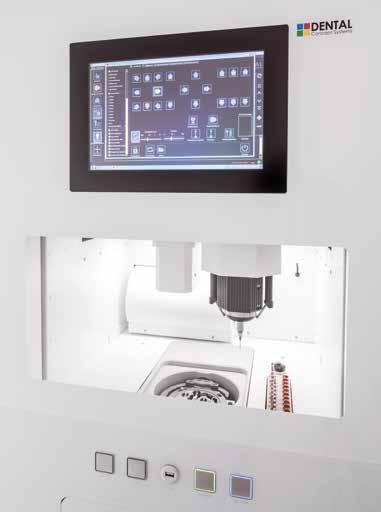The modern control management is specifically designed for the system and the use of high-performance industrial CAM software. Information is presented clearly on a modern integrated touch screen.