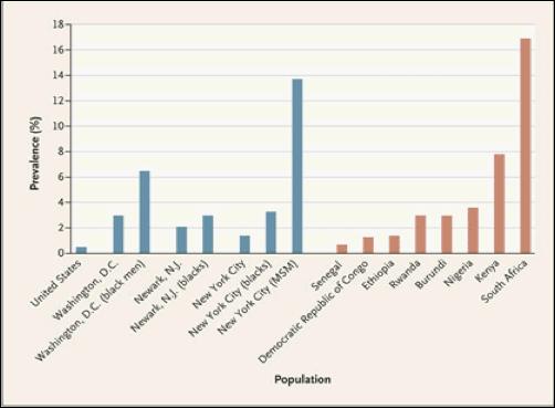 HIV Prevalence in Adults from Selected Countries in Sub-Saharan Africa and Subpopulations