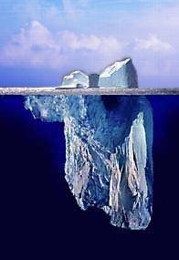 As professional minded people we should be conscious that: We should be more and more aware that we see the tip of the iceberg in food chain safety field!