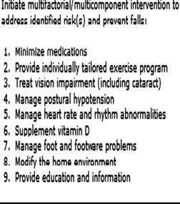 Falls and fall-related injuries in hospitals. (2010, Nov). Clinics in Geriatric Medicine. 645-692 Becker, C., & Rapp, K. (2010). Falls prevention in Nursing Homes. Clinics in Geriatric Medicine. 693-704.