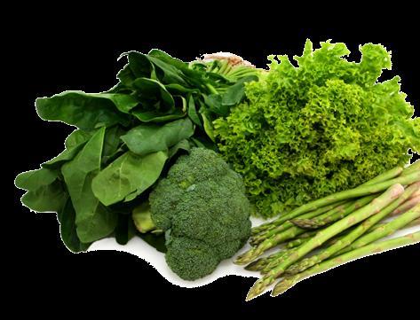 Dark Green Vegetables Rich in many vitamins,