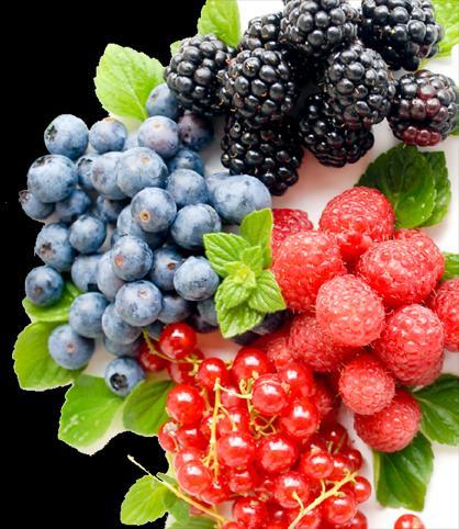 Berries Rich in vitamin C, fiber, and phytochemicals Try these:
