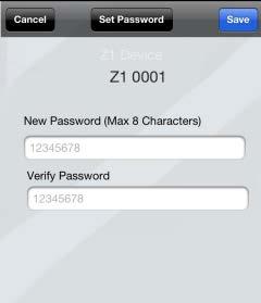 Type in your new password in the first field and then type
