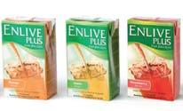 Enlive Plus Enlive Plus is a 1.5kcal/mL juice-style fat free sip feed for disease related malnutrition.