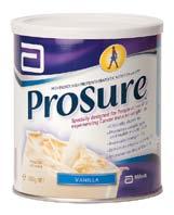 Prosure Powder Oncology ProSure Powder is a 1.3kcal/mL high protein formula, enriched with Eicosapentaenoic acid (EPA). It has been formulated for the management of cancer induced weight loss.