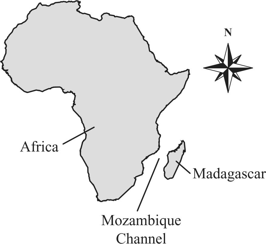 The following section focuses on different lemur species of Madagascar. Madagascar is an island located off the east coast of frica, as shown on the map below.