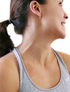 Fascial strain is visible during movement as a tugging of the outer layers.